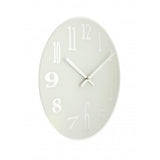 Nextime klok 2472 mirror glass, ø43 cm, wall, white