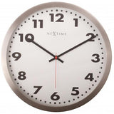 Nextime klok 2521 arabic, ø33 cm, wall, white