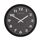 Nextime klok 2906ma mercure, ø 25 cm, wall, black