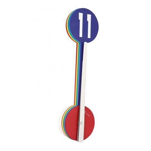 Nextime klok 2995di colour guide, ø 60 cm, wall, multi-color