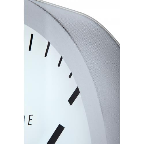 Nextime klok 3031 magic - stripe, 25x35.2 cm, wall, white