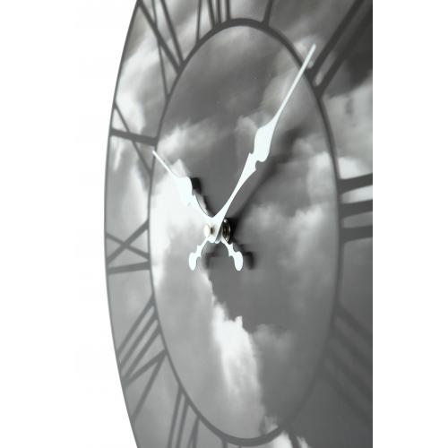 Nextime klok 3037 clouds, ø39 cm, wall, black