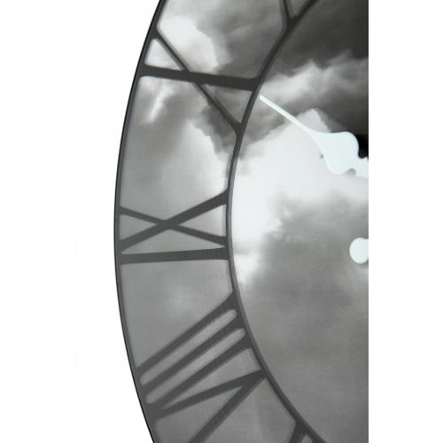 Nextime klok 3037 clouds, ø39 cm, wall, black