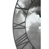 Nextime klok 3037 clouds, ø39 cm, wall, black