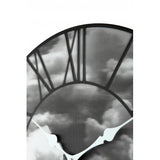 Nextime klok 3037 clouds, ø39 cm, wall, black