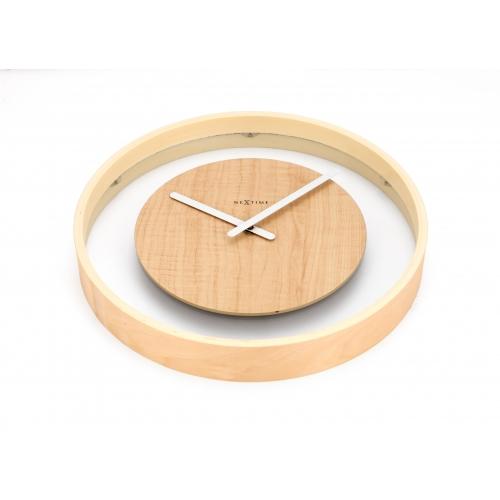 Nextime klok 3046 wood loop, ø30 cm, wall, wood