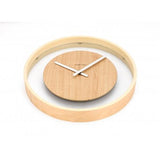 Nextime klok 3046 wood loop, ø30 cm, wall, wood