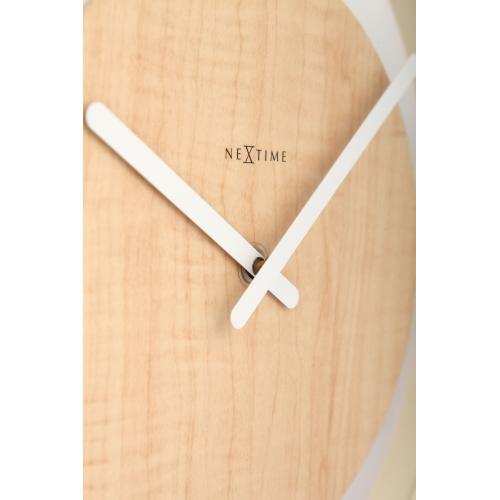 Nextime klok 3046 wood loop, ø30 cm, wall, wood
