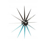 Nextime klok 3051bl nova, ø50 cm, wall, black blue