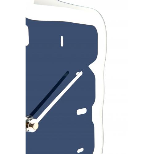 Nextime klok 3072bl thumbs up, 40.5x41.5 cm, wall, blue silver