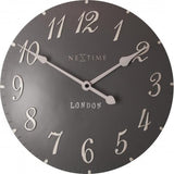 Nextime klok 3084gs london arabic, ø34.5cm, wall, gray white