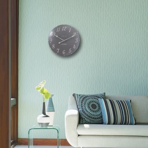 Nextime klok 3084gs london arabic, ø34.5cm, wall, gray white