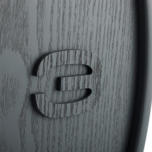 Nextime klok 3096gs wood wood medium, ø35.5 cm, wall, gray