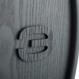 Nextime klok 3096gs wood wood medium, ø35.5 cm, wall, gray