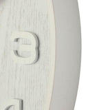 Nextime klok 3096wi wood wood medium, ø35.5 cm,wall, white