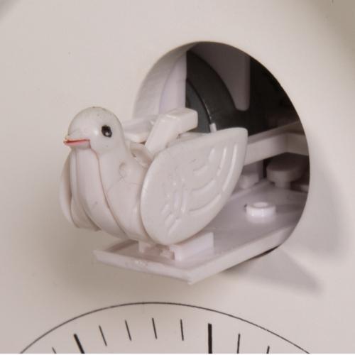 Nextime klok 3108bl birdy, 24.5x25.5x9.8 cm, wall, blue white