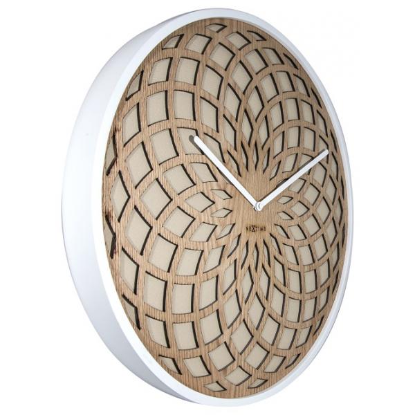 Nextime klok 3149be sun large, ø50 cm, wall, beige