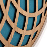 Nextime klok 3149tq sun large, ø50 cm, wall, turqoise