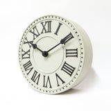 Nextime klok 5187wi london table, ø16 cm, wall, white black+b32