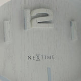 Nextime klok 5192wi wood wood small 22x20 cm, wall, white