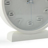 Nextime klok 5192wi wood wood small 22x20 cm, wall, white