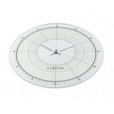 Nextime klok 8125 fancy round, ø43 cm, wall, white silver
