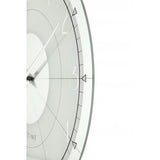Nextime klok 8125 fancy round, ø43 cm, wall, white silver