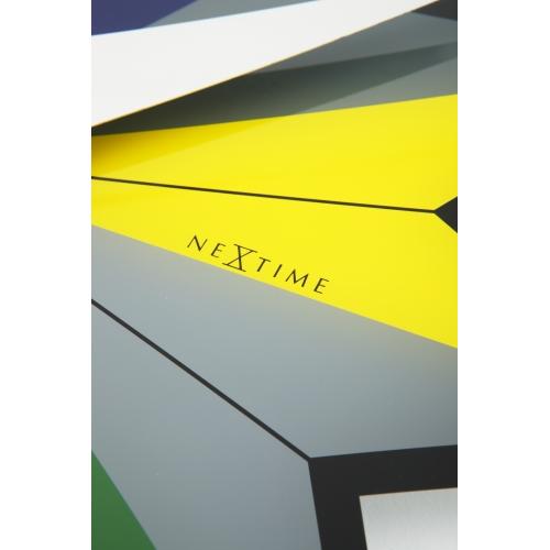 Nextime klok 8163 circus, ø43 cm, wall, black multi-color