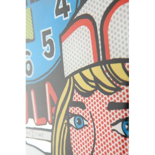 Nextime klok 8167 delux diner, 43x43cm, wall, multi-color