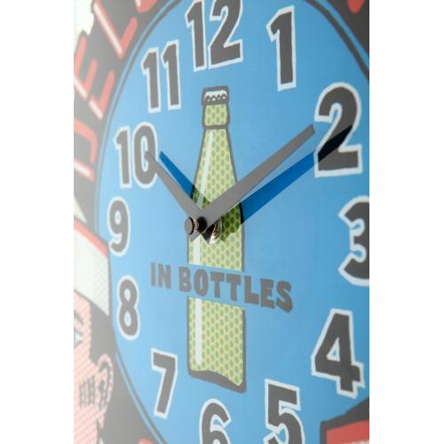 Nextime klok 8167 delux diner, 43x43cm, wall, multi-color