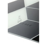 Nextime klok 8171 cubic, 43.5x37 cm, wall, black white gray