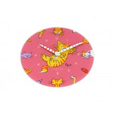 Nextime klok 8810 tickle my tummy, ø30 cm, wall, pink multi-color