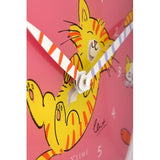 Nextime klok 8810 tickle my tummy, ø30 cm, wall, pink multi-color