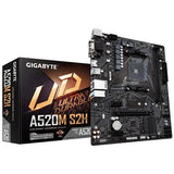 Gigabyte a520m s2h, matx, amd,am4, a520, ryzen 3 3rd gen, 64gb, 2x dimm ddr4, 5000 mhz, usb3.1, m.2