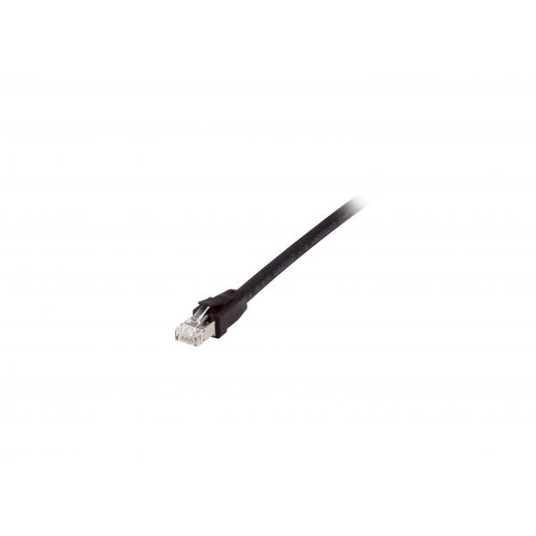 Equip 608050 patch cable, cat8.1, s ftp (s-stp) rj-45, rj-45, black, 1m