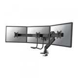 Neomounts nm-d775dx3black flat screen desk mount, 17 -24 , 6 kg, 100x100 mm, clamp bolt,