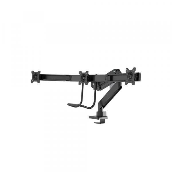 Neomounts nm-d775dx3black flat screen desk mount, 17 -24 , 6 kg, 100x100 mm, clamp bolt,