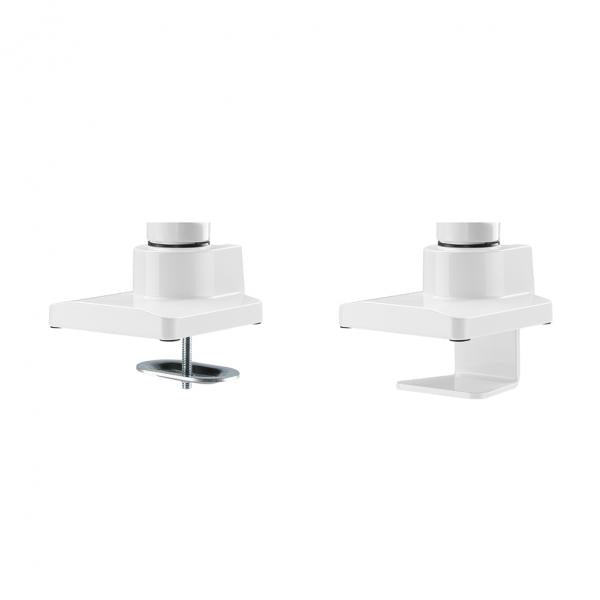 Neomounts nm-d775whiteplus curved screen desk mount, 49 , 18 kg, 100mm, clamp bolt, white