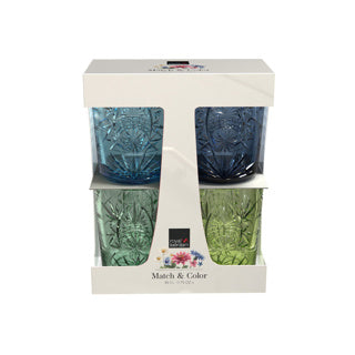 Royal leerdam match color blue set 4