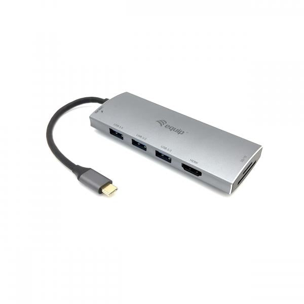 Equip 133482 usb-c 7in 1 multifunctional adapter