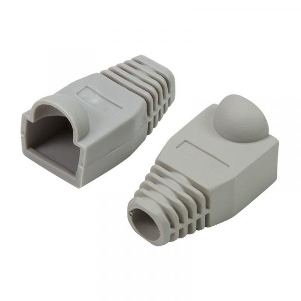 Equip 151177 cable boot for rj45 connector, grey, set of 100pcs