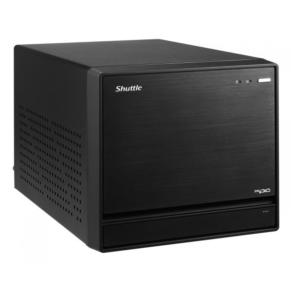 Shuttle sh570r8 black xpc slim cube pc barebone, 13l sized, lga1200, 4x ddr4, dimm, wi-fi 5, 500 w