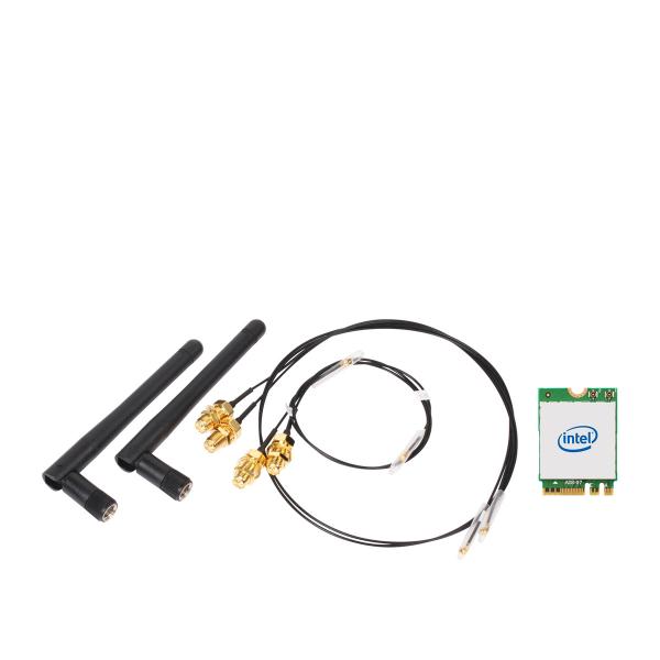 Shuttle wln-m1 universal wlan-ax bluetooth combo kit with m.2 card