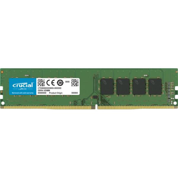 Crucial ct8g4dfra32a memory, ddr4, 8gb, dimm, 3200 mhz, cl15