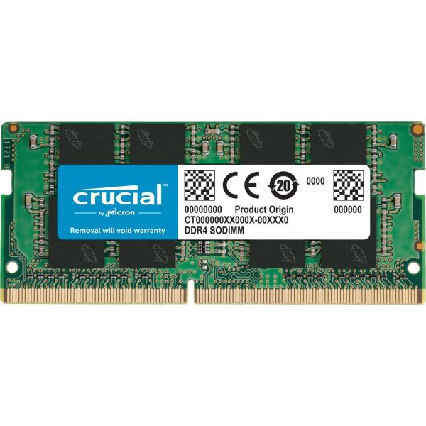 Crucial ct16g4sfra32a so-dimm, 16 gb, ddr4, 3200 mhz, cl22, 260-pin - unbuffered