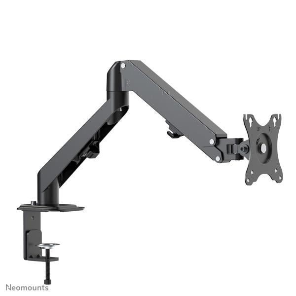 Neomounts ds70-700bl1 gas spring desk mount, clamp grommet, 17 - 27 inch, black