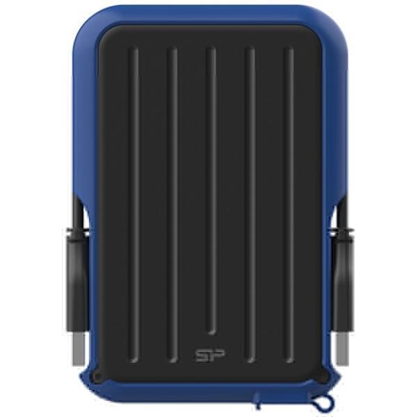 Silicon power sp040tbphd66ls3b armor a66 portable hdd, 4 tb, usb3.2 gen 1, mil-std