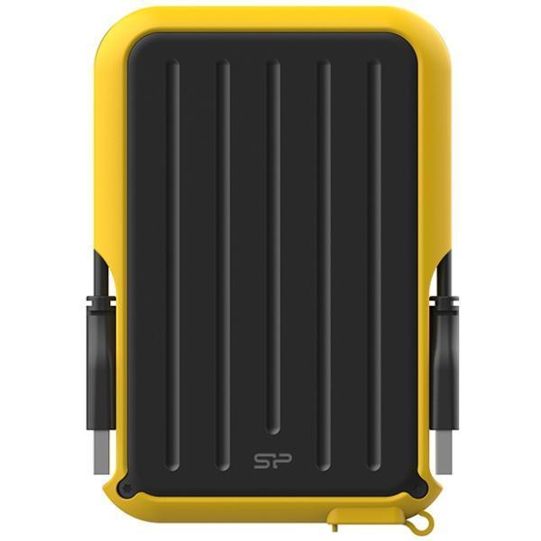 Silicon power sp040tbphd66ls3y armor a66 portable hdd, 4 tb, usb3.2 gen 1, yellow, certificate