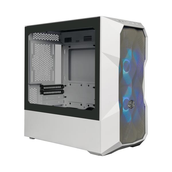 Cooler master td300-wgnn-s00 td300 mesh white, matx, midi-tower, argb hub, 3d mesh, removable top