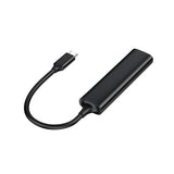 Conceptronic hubbies12b hubbies 4-port usb 3.0 hub, 2 usb-c 2 usb-a ports, aluminum case, usb-c